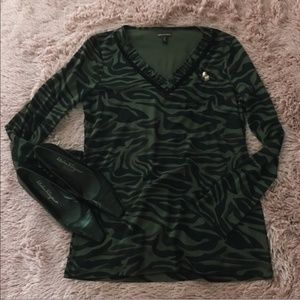 Dana Buchman Fall Brown Animal Print